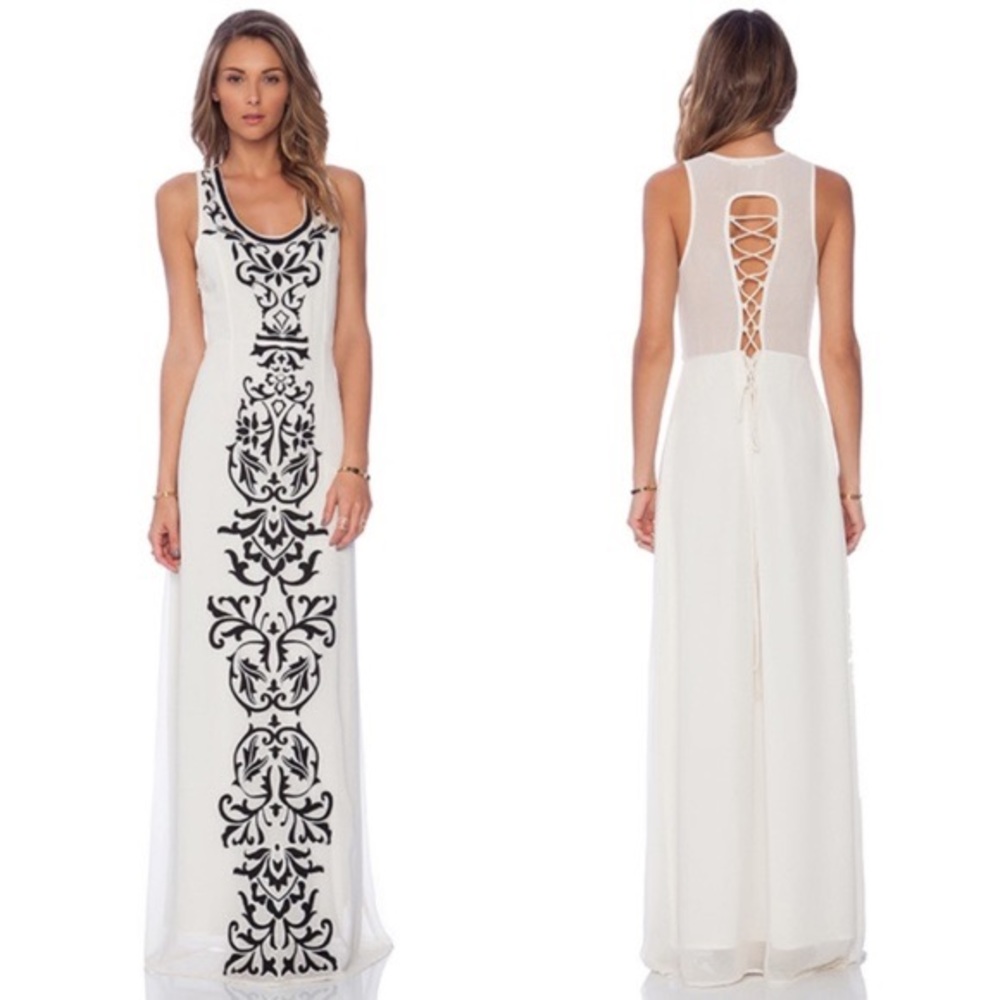 Revolve Tularosa Orphelia Appliqué Maxi Dress